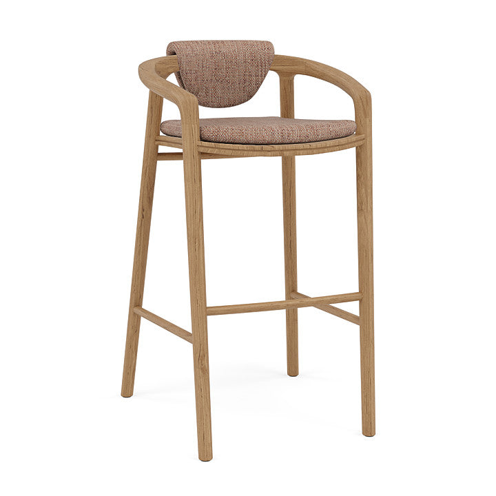 Manutti Solid Barstool With Back