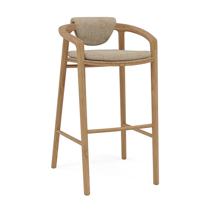 Manutti Solid Barstool With Back