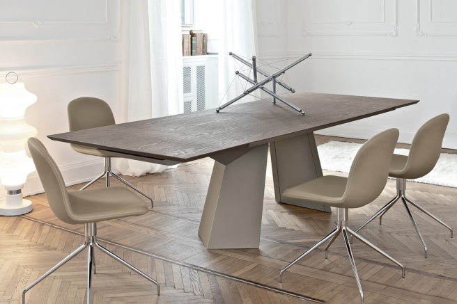 Bontempi Casa Fiandre 20.65 Rectangular Extendible Dining Table