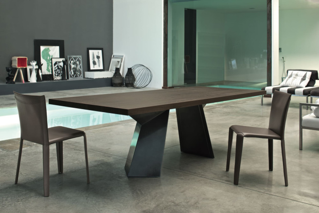 Bontempi Casa Fiandre Rectangular Dining Table | 54.71,54.72