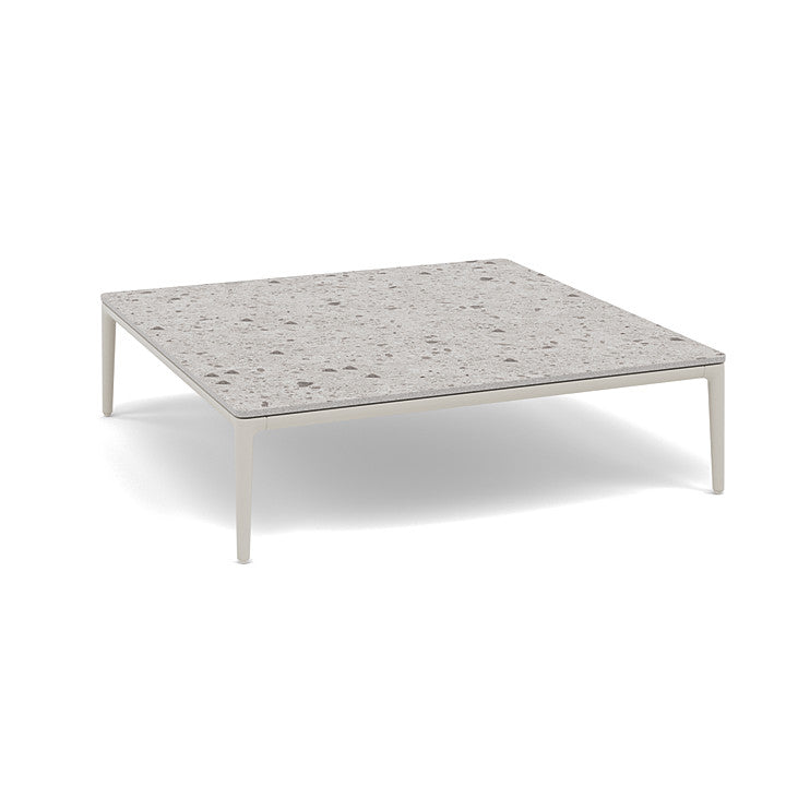 Manutti Zendo Sense Square Coffee Table with 96 cm Width & Depth and 25 cm Height