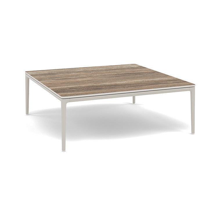 Manutti Zendo Sense Square Coffee Table with 96 cm Width & Depth and 35 cm Height