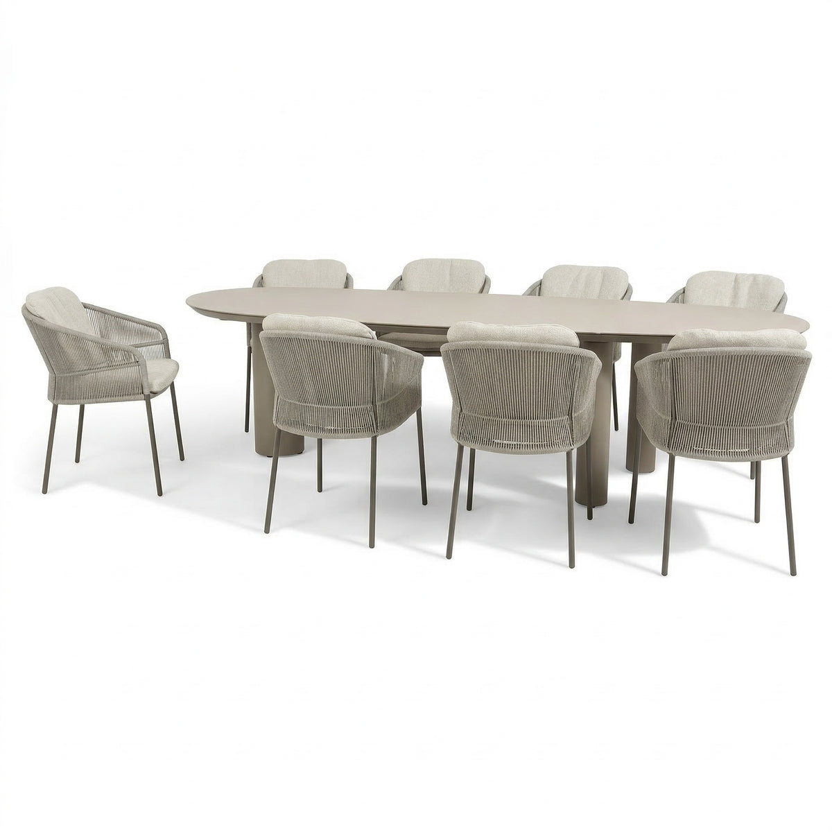 4 Seasons Outdoor Florence 8 Seat Denia 290cm Mango Ceramic Dining Table