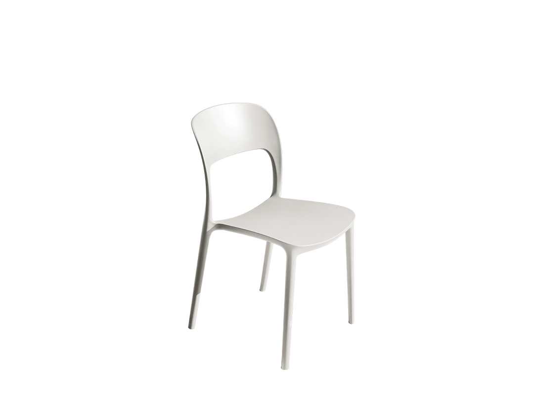 Gipsy Stackable and outdoor chair with arms in Polypropylene
