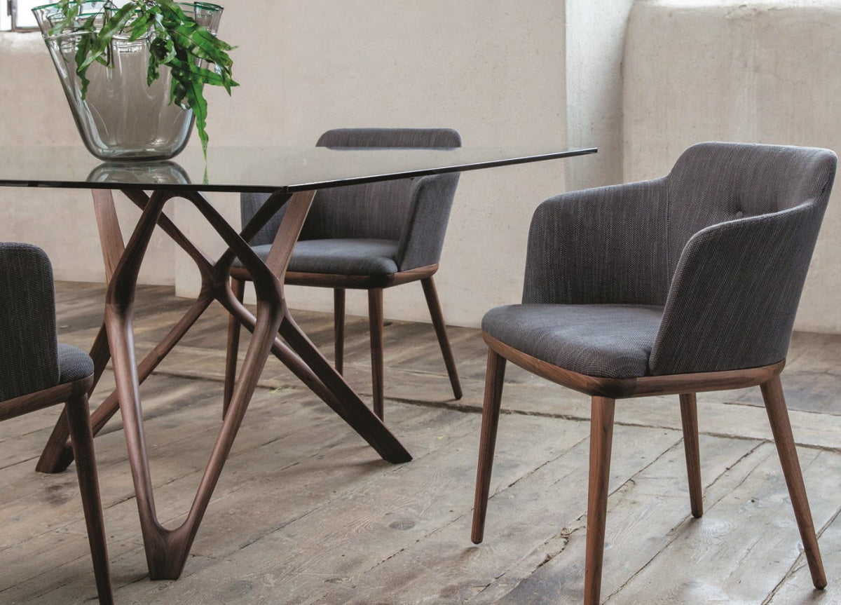 Porada Circe Glass Dining Table