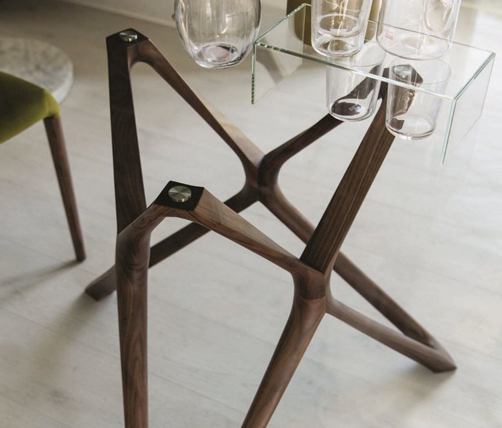 Porada Circe Glass Dining Table