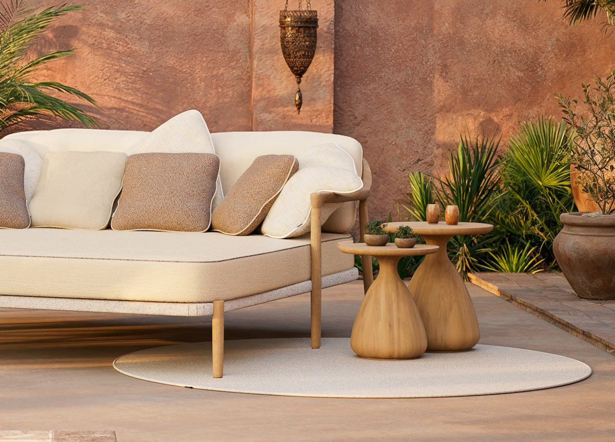 Manutti Solae Round and Boat Shaped Outdoor Rug