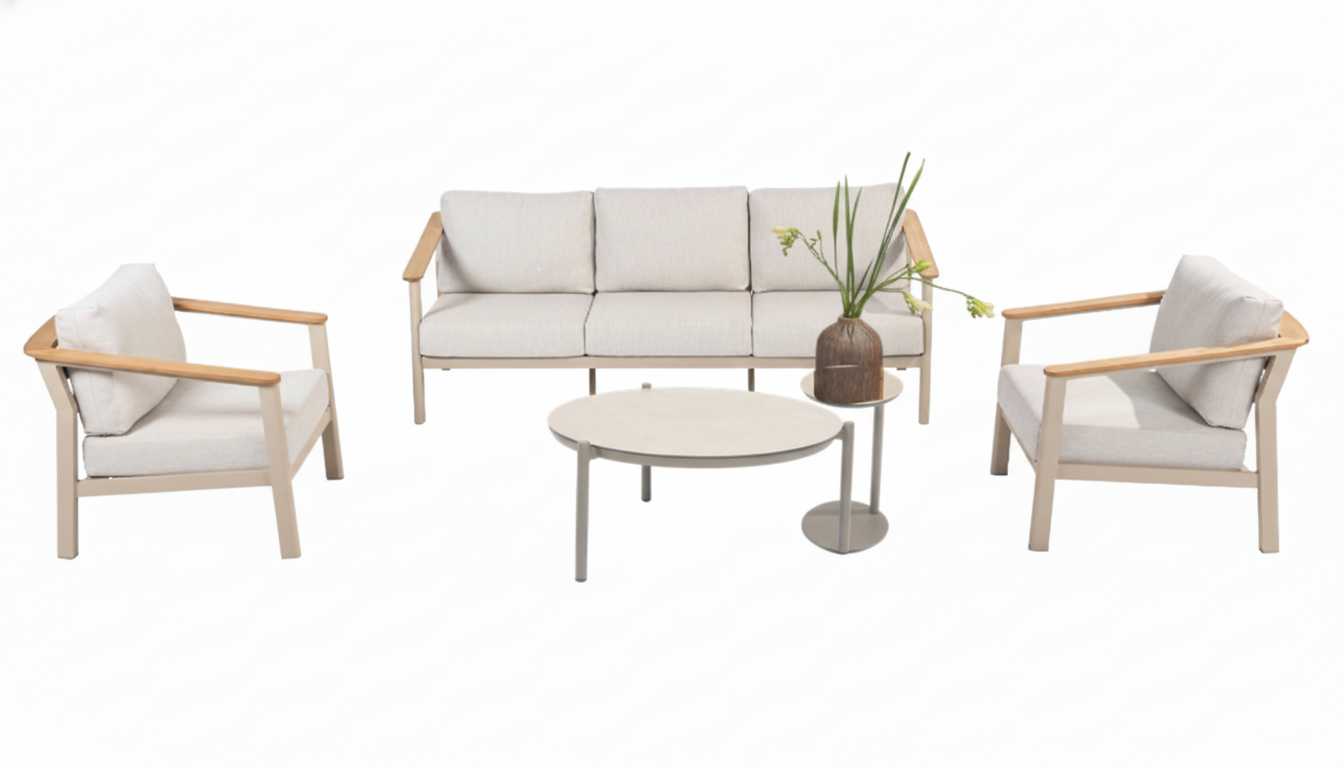 4 Seasons Outdoor Olivia Lounge with Yoga Coffee Table