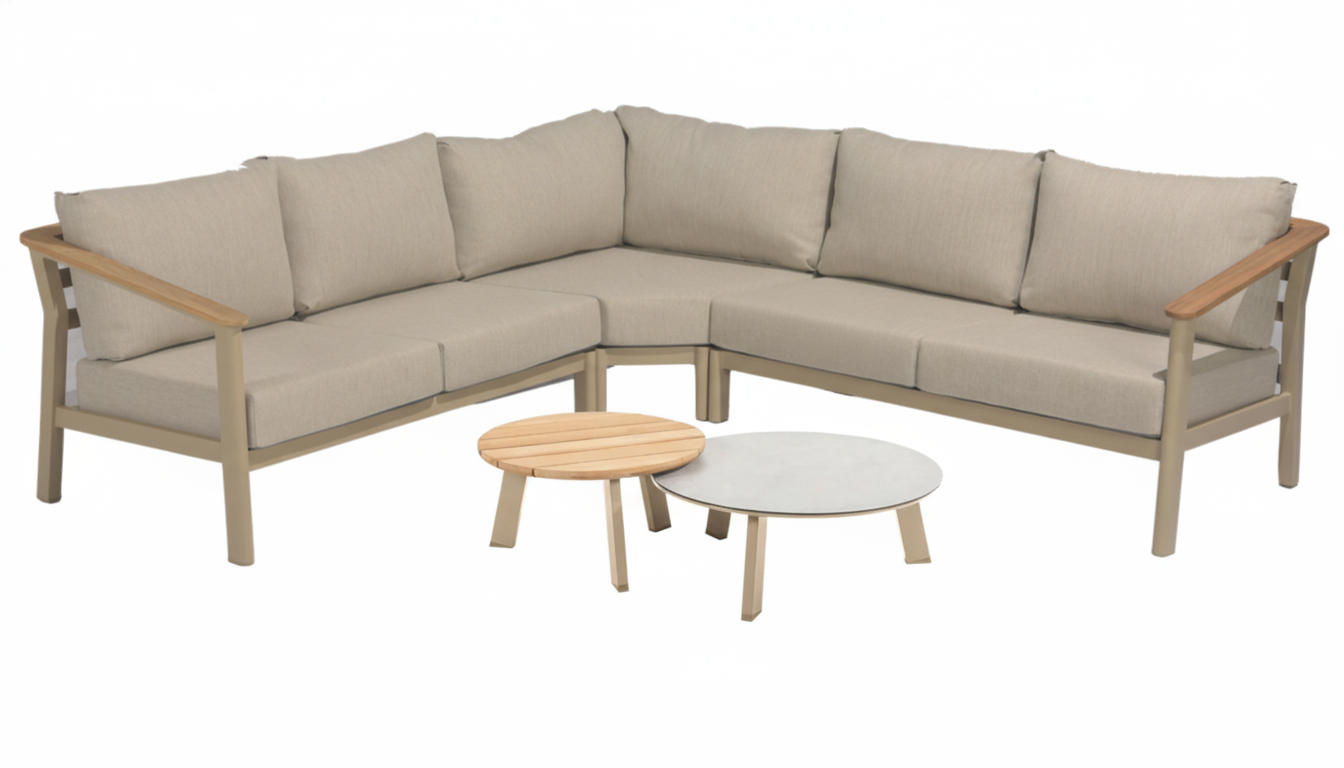 4 Seasons Outdoor Olivia Modular Lounge with Emma Coffee Table