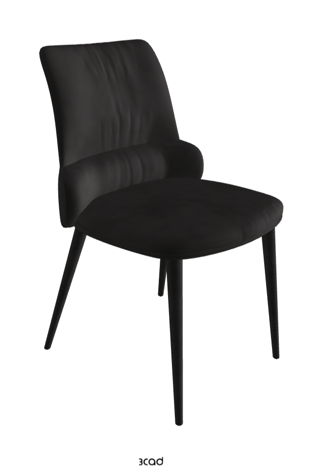 Ginger Dining Chair_Micro Nubuk_Charcoal