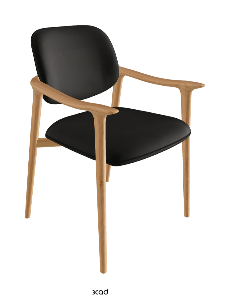 Giselle Dining Armchair_Natural Ashwood_Fabric_B932
