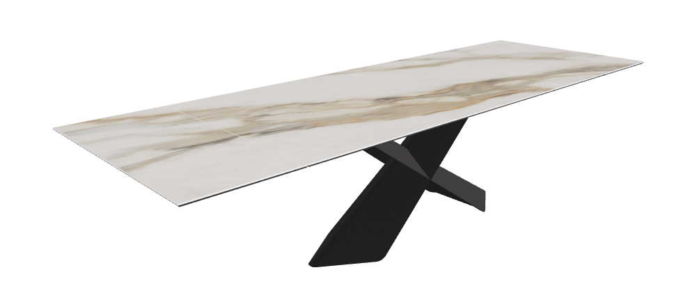 Cattelan Italia Tyron Keramik Drive Rectangular Extendible Dining Table – 200→294x106x74h