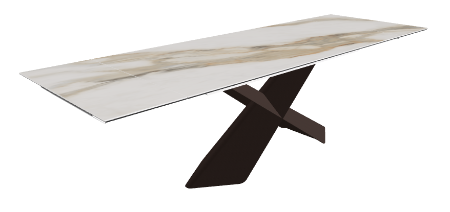 Cattelan Italia Tyron Keramik Drive Rectangular Extendible Dining Table – 182→258x90x74h