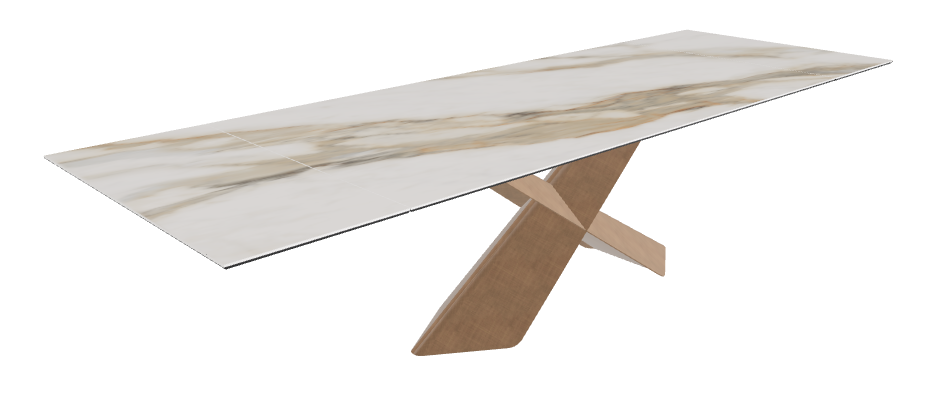 Cattelan Italia Tyron Keramik Drive Rectangular Extendible Dining Table – 200→294x106x74h