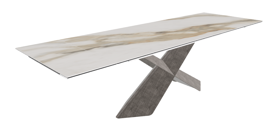 Cattelan Italia Tyron Keramik Drive Rectangular Extendible Dining Table – 182→258x90x74h