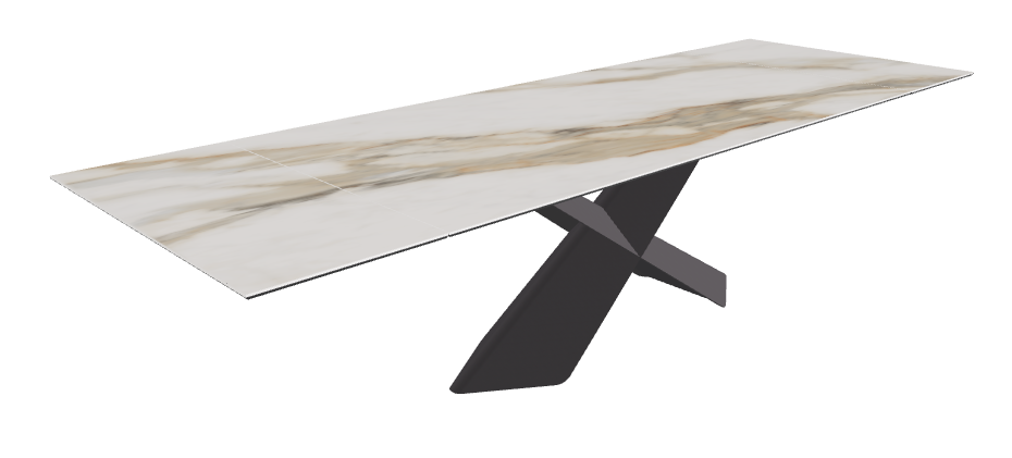 Cattelan Italia Tyron Keramik Drive Rectangular Extendible Dining Table – 200→294x106x74h