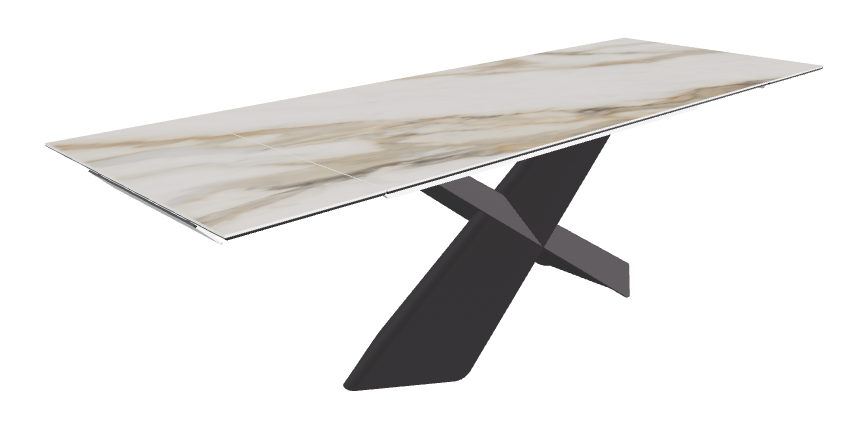 Glossy Borghini Calacatta Graphite Embossed