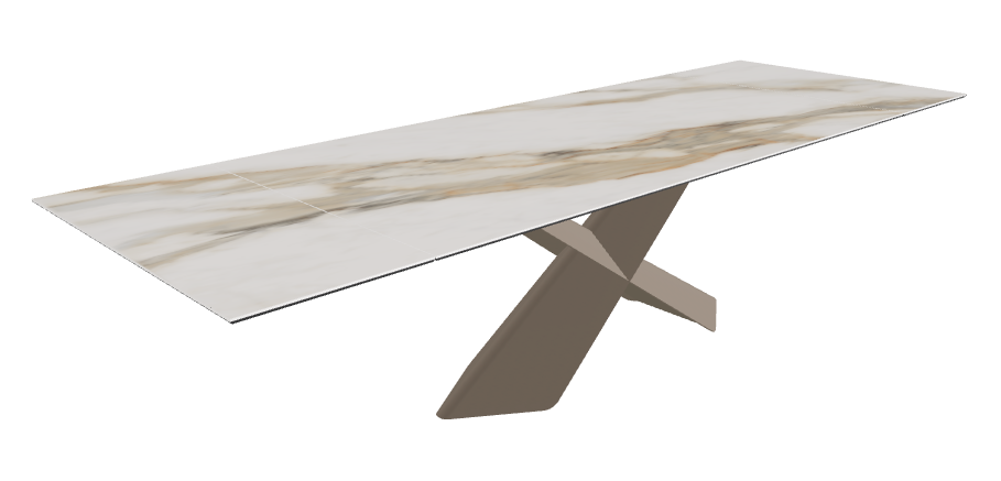 Cattelan Italia Tyron Keramik Drive Rectangular Extendible Dining Table – 200→294x106x74h