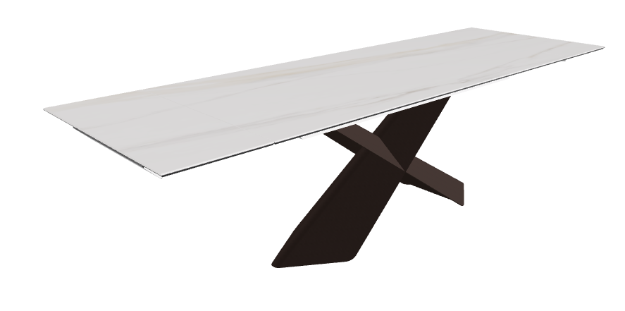 Cattelan Italia Tyron Keramik Drive Rectangular Extendible Dining Table – 182→258x90x74h