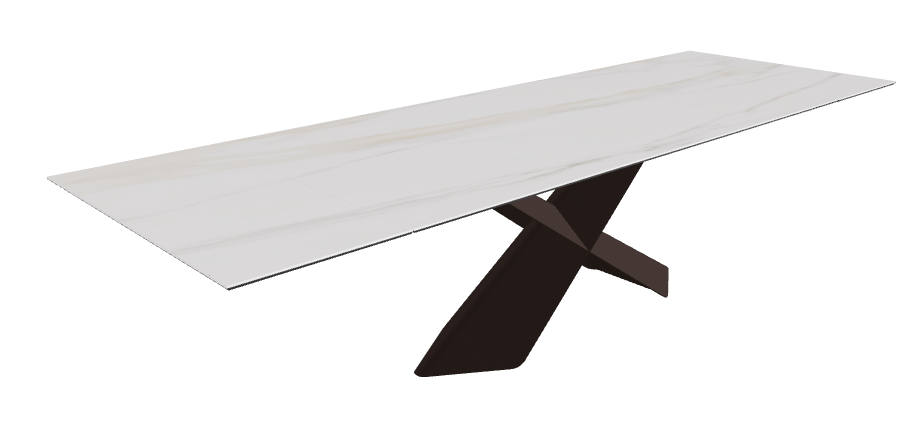 Cattelan Italia Tyron Keramik Drive Rectangular Extendible Dining Table – 200→294x106x74h