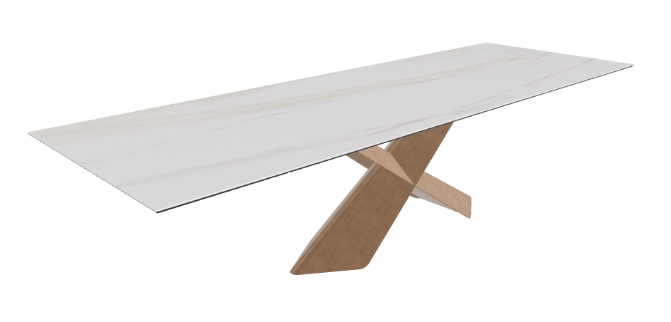 Cattelan Italia Tyron Keramik Drive Rectangular Extendible Dining Table – 200→294x106x74h