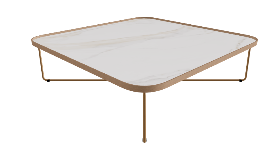 Cattelan Italia Benny Keramik Coffee Table ◻99x99x28h