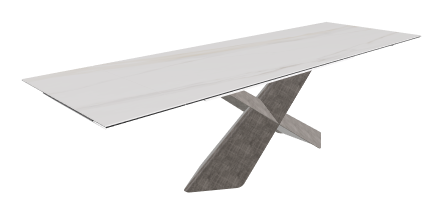 Cattelan Italia Tyron Keramik Drive Rectangular Extendible Dining Table – 182→258x90x74h
