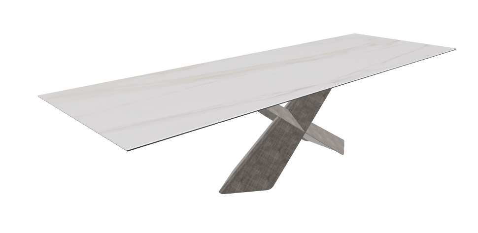 Cattelan Italia Tyron Keramik Drive Rectangular Extendible Dining Table – 200→294x106x74h