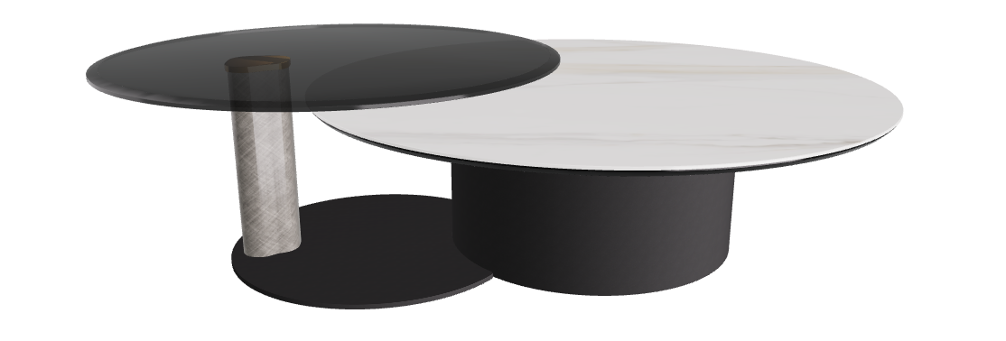 Cattelan Italia ARENA Keramik Bond Coffee Table ø118/187x42h