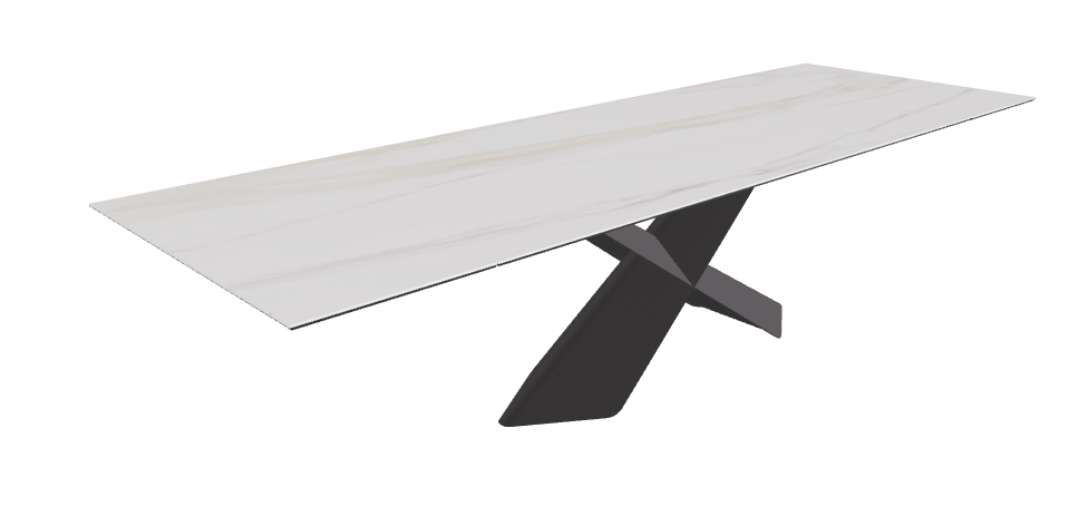 Cattelan Italia Tyron Keramik Drive Rectangular Extendible Dining Table – 200→294x106x74h