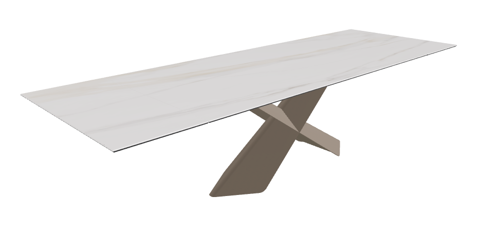 Cattelan Italia Tyron Keramik Drive Rectangular Extendible Dining Table – 200→294x106x74h