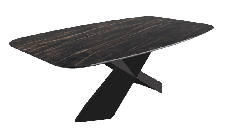 Glossy Portoro Black Embossed