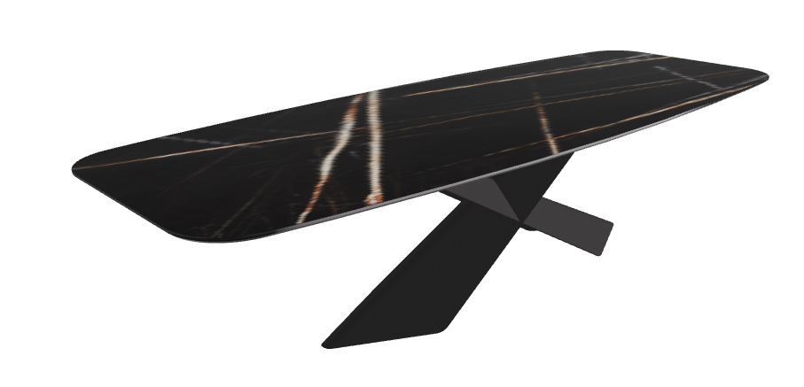 Glossy Sahara Noir Black Embossed