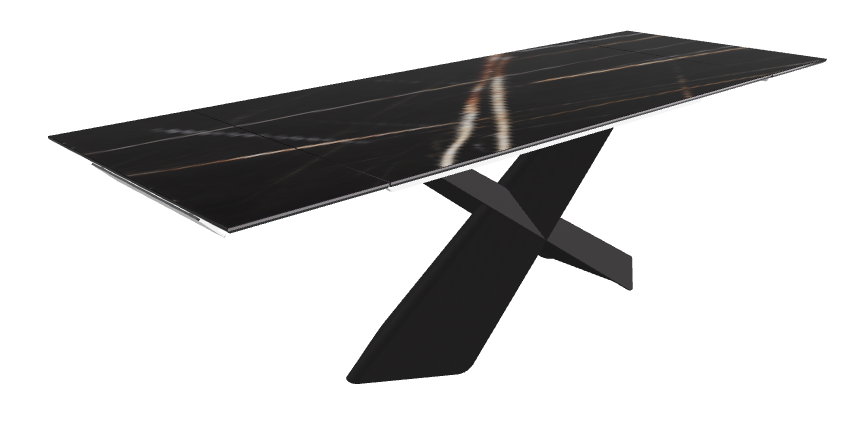 Glossy Sahara Noir Black Embossed