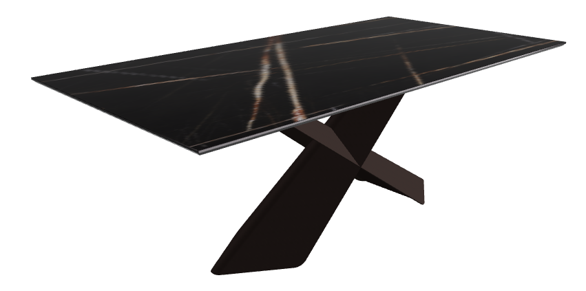 Glossy Sahara Noir Bronze Embossed