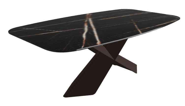 Glossy Sahara Noir Bronze Embossed