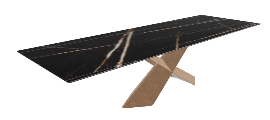 Cattelan Italia Tyron Keramik Drive Rectangular Extendible Dining Table – 200→294x106x74h