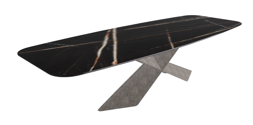 Glossy Sahara Noir Brushed Grey..