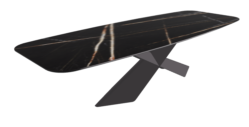 Glossy Sahara Noir Graphite Embossed