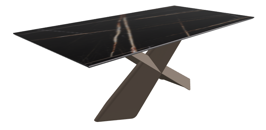 Glossy Sahara Noir Titanium Embossed