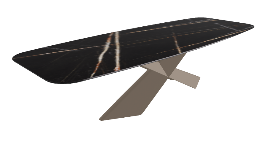 Glossy Sahara Noir Titanium Embossed