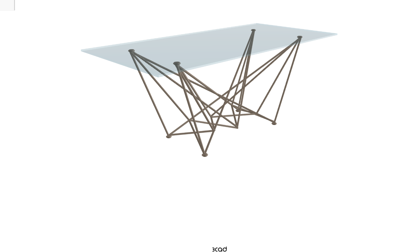 Cattelan Italia Gordon Glass Dining Table