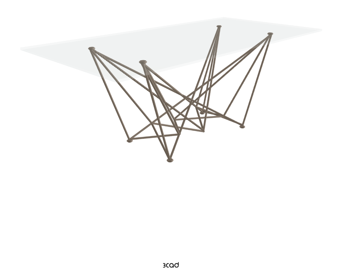 Cattelan Italia Gordon Glass Dining Table