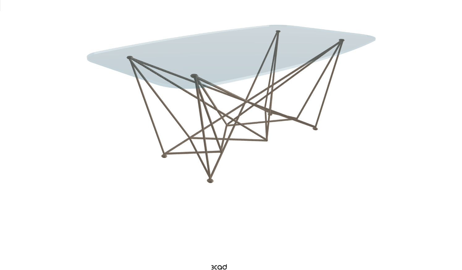 Cattelan Italia Gordon Glass Dining Table