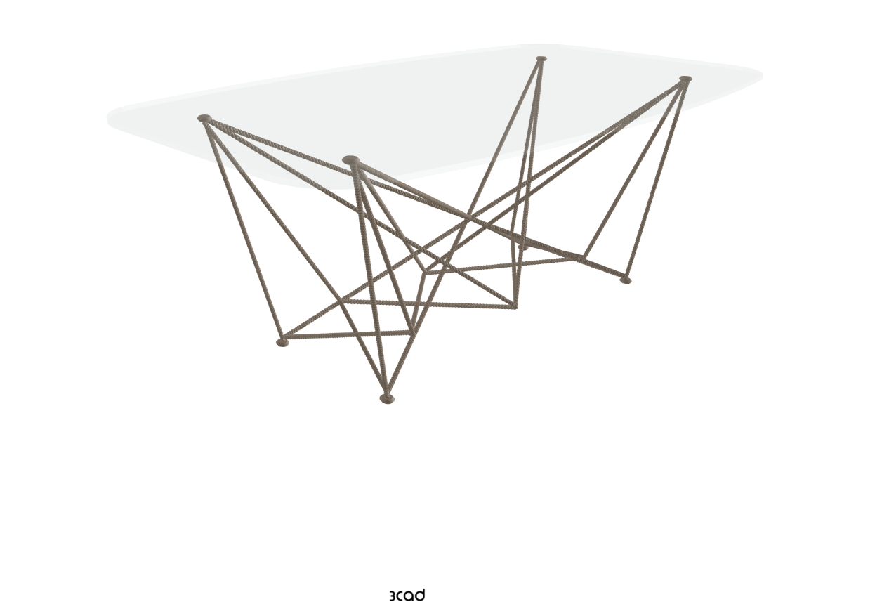 Cattelan Italia Gordon Glass Dining Table