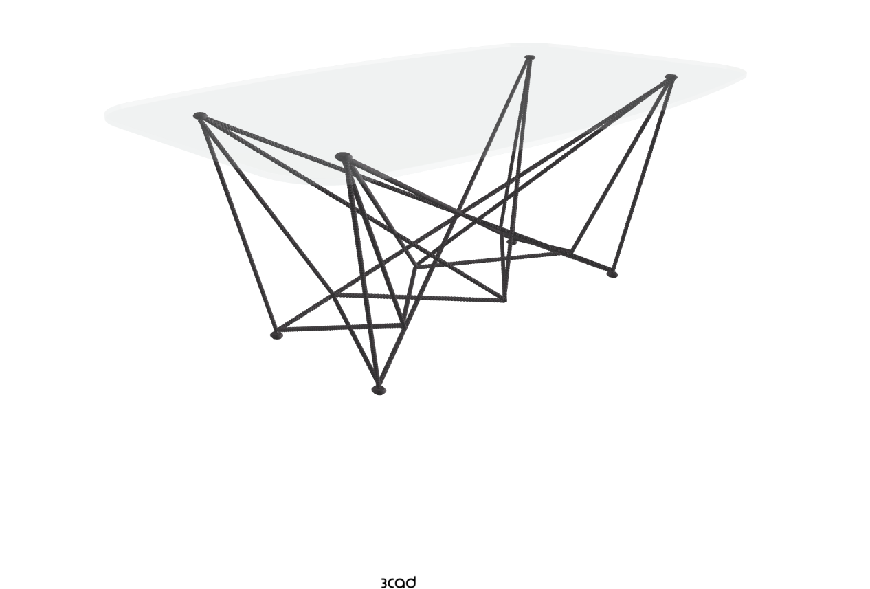 Cattelan Italia Gordon Glass Dining Table