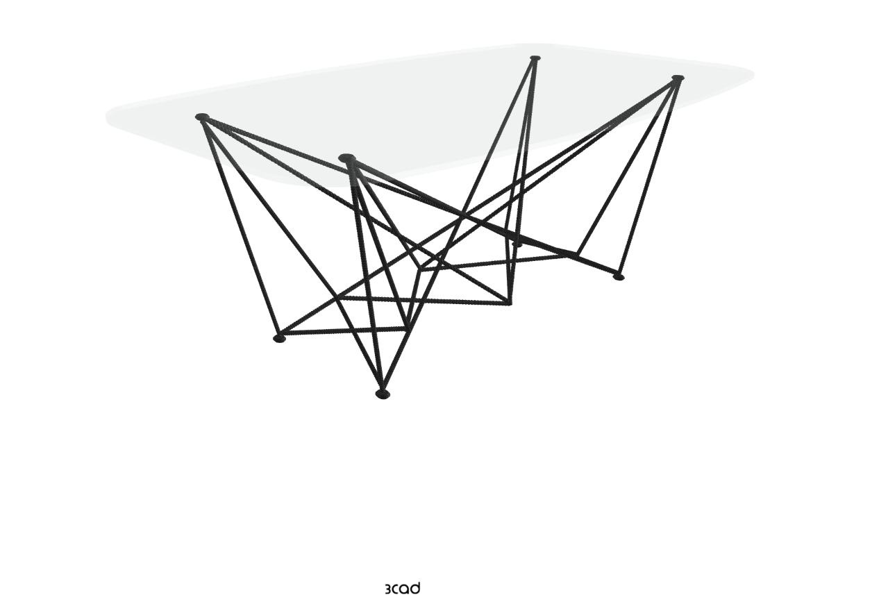Cattelan Italia Gordon Glass Dining Table