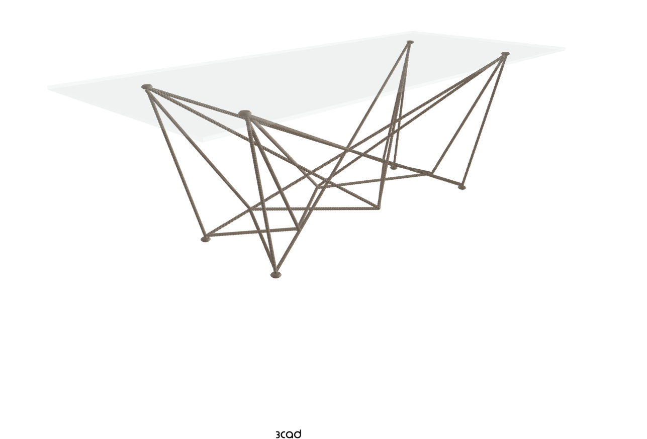 Cattelan Italia Gordon Glass Dining Table