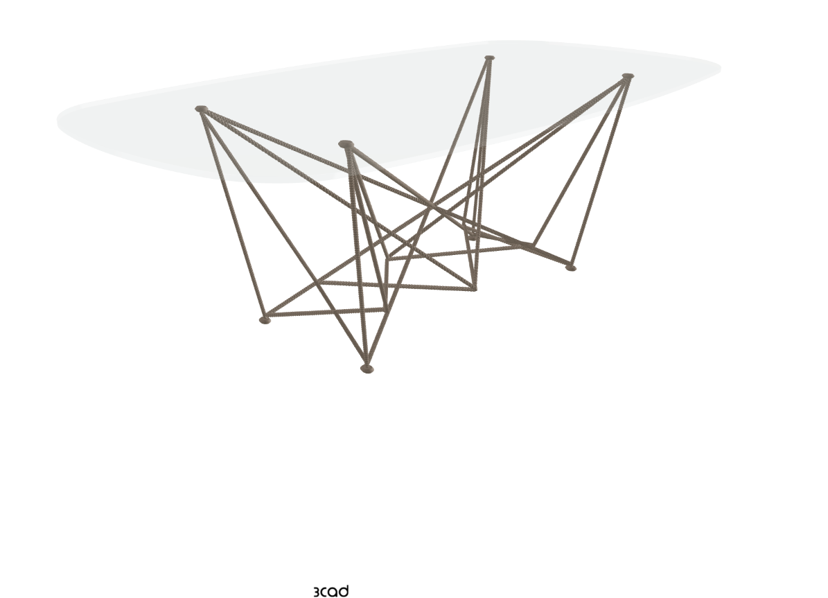 Cattelan Italia Gordon Glass Dining Table