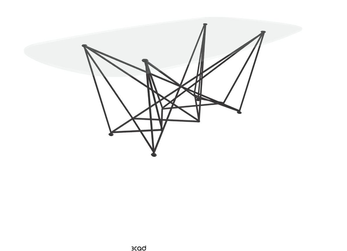 Cattelan Italia Gordon Glass Dining Table